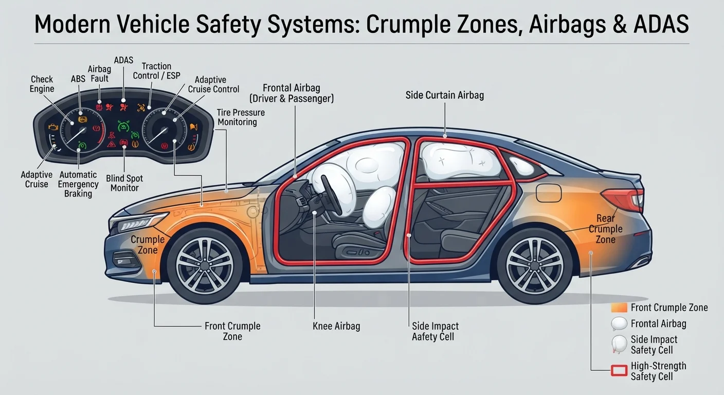 Active Safety vs. Passive Safety: Two Different Lines of Defense