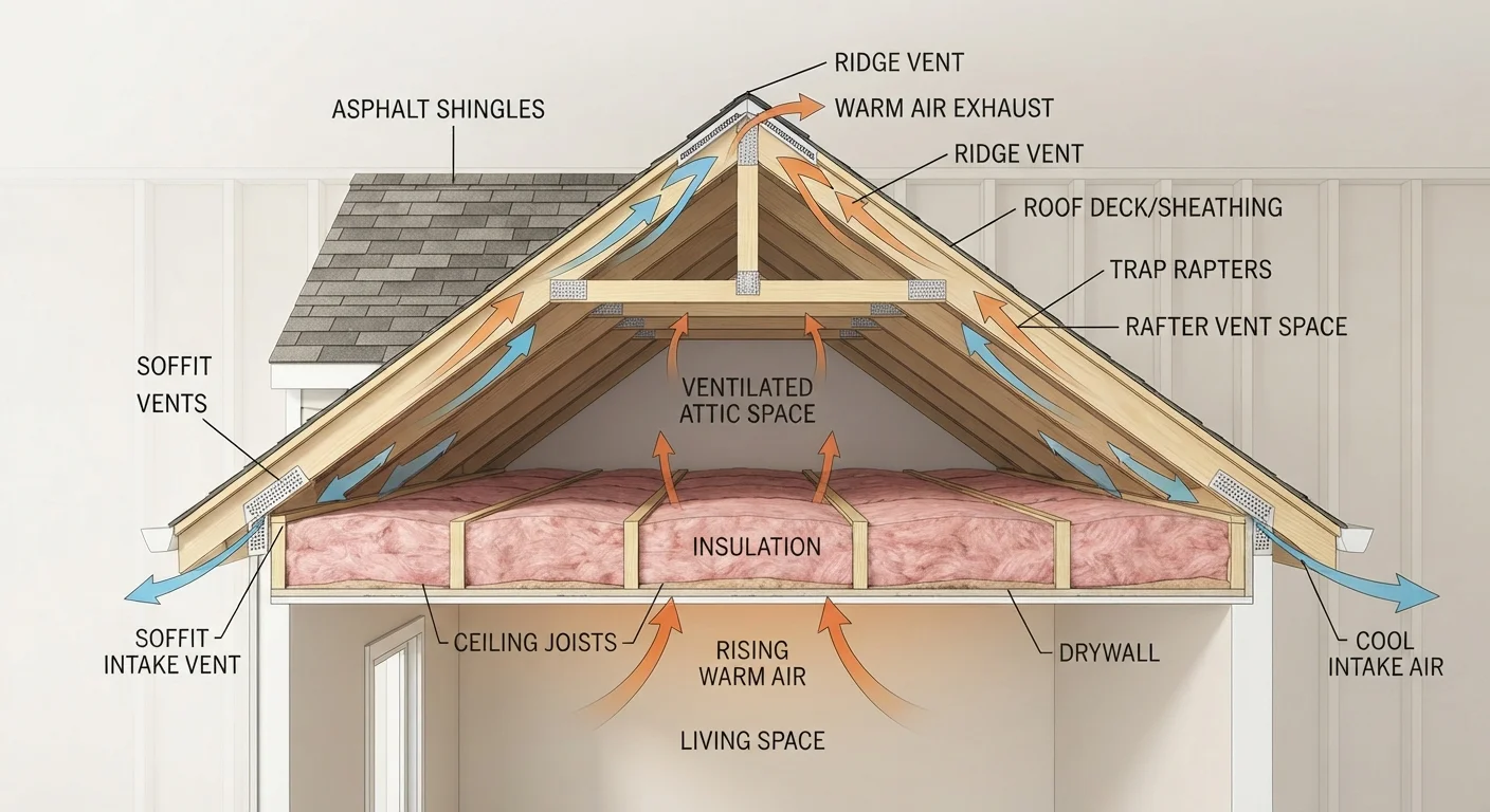 How Attic Ventilation Affects Your Roof and Energy Bills