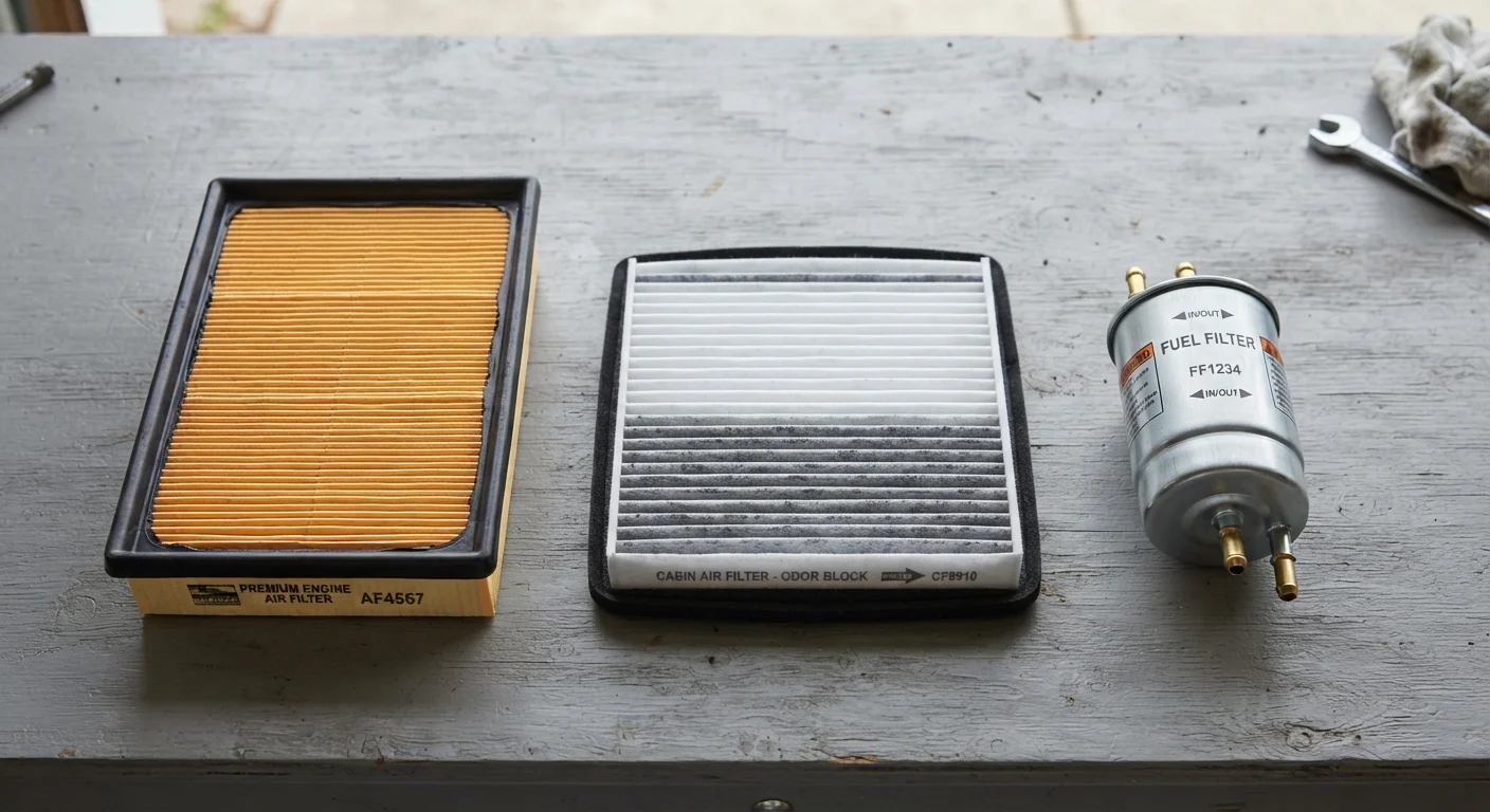Air Filters, Cabin Filters, and Fuel Filters: A Plain-English Overview