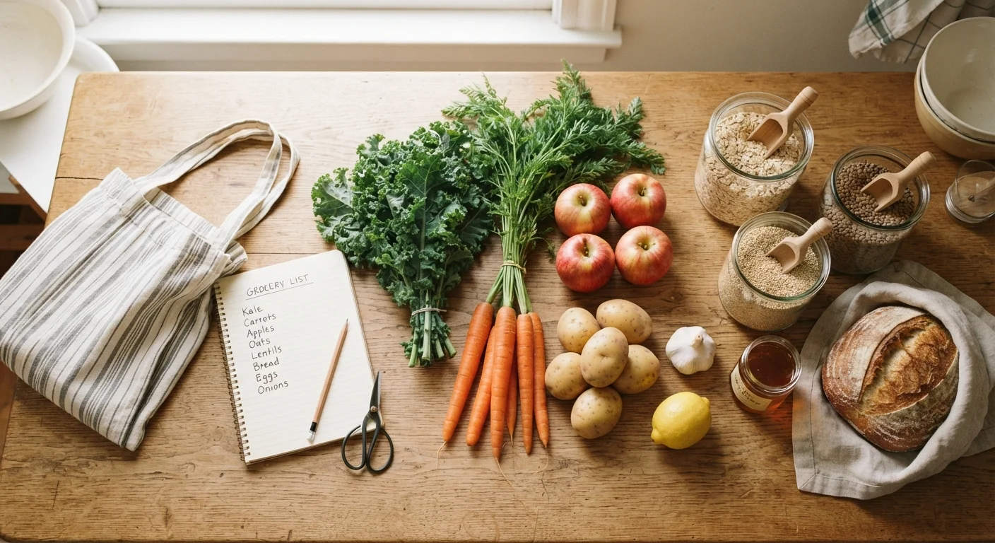 A Week of Mindful Grocery Shopping: What to Think About Before You Go