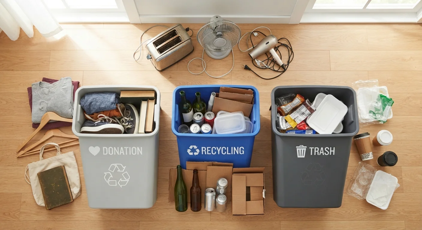 Donation, Recycling, or Trash: Sorting Discarded Items the Right Way