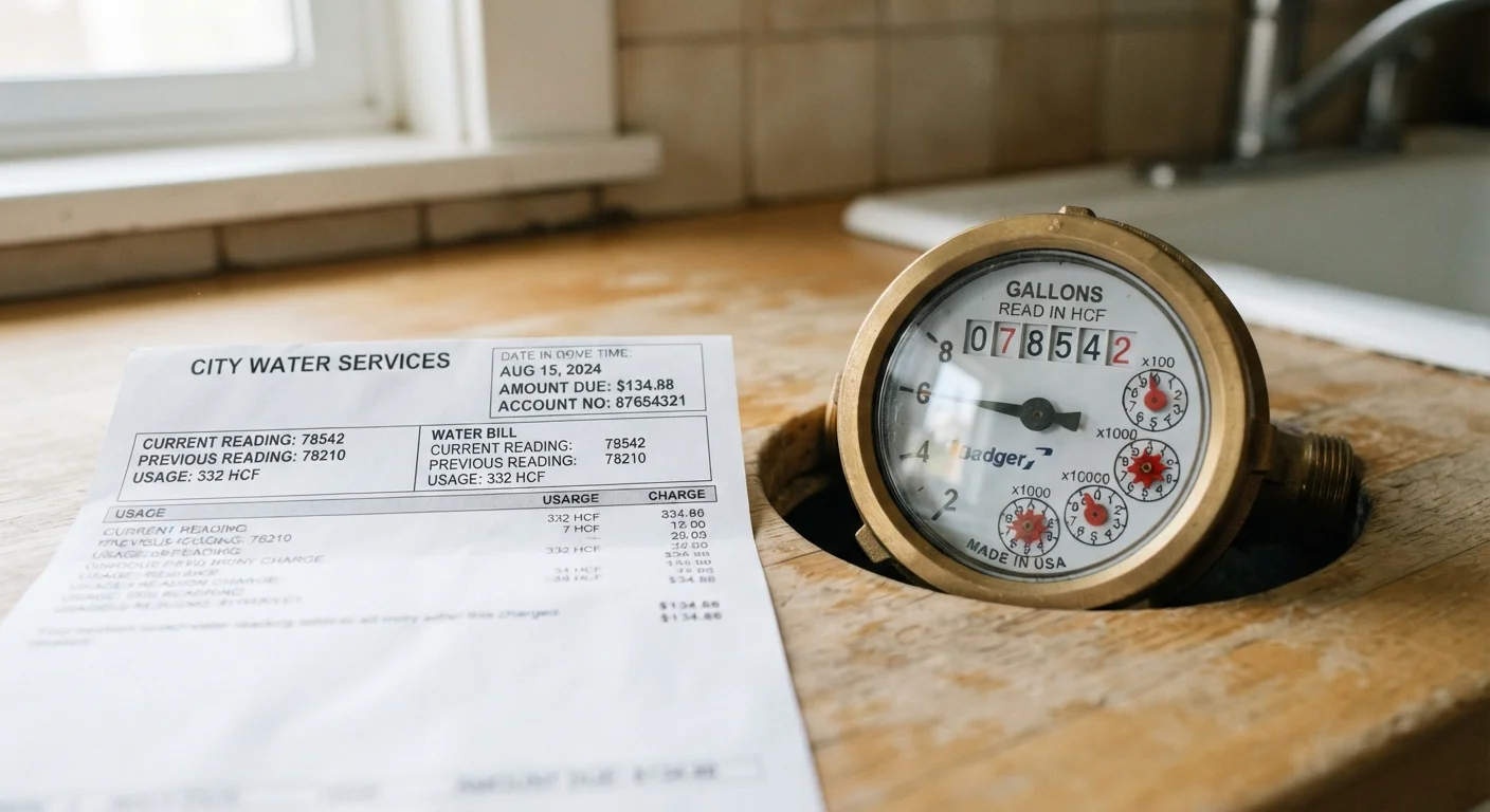 Reading Your Water Bill as a Leak Detection Tool