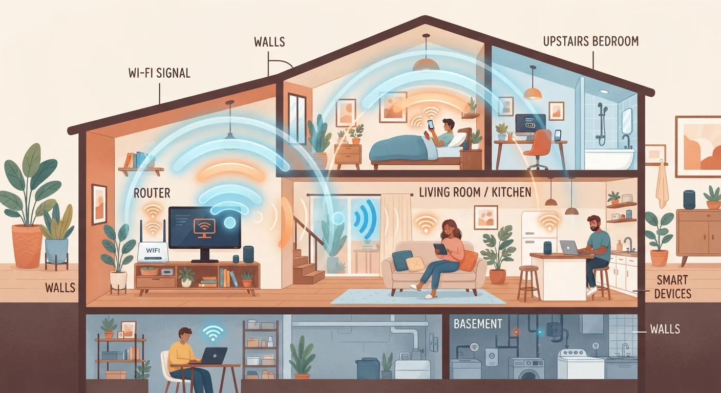 Wi-Fi Extenders, Mesh Systems, and Powerline Adapters: Filling Dead Zones at Home